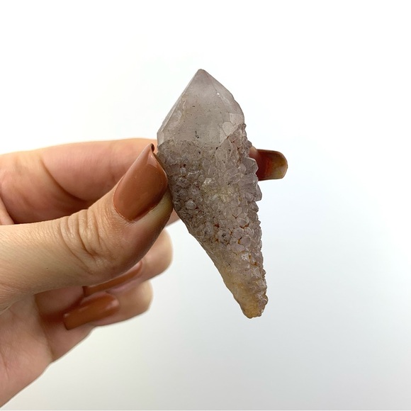 Raw Lilac Cactus Spirit Quartz Crystal Wand/Pointer Witchy Spiritual Decor - Picture 4 of 5